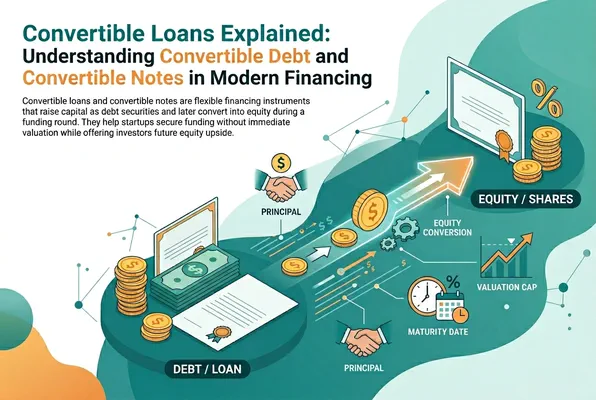 Convertible Loans Explained: Understanding Convertible Debt and Convertible Notes in Modern Financing