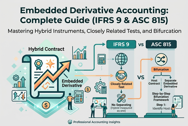 Embedded Derivative Accounting: Complete Guide (IFRS 9 & ASC 815)